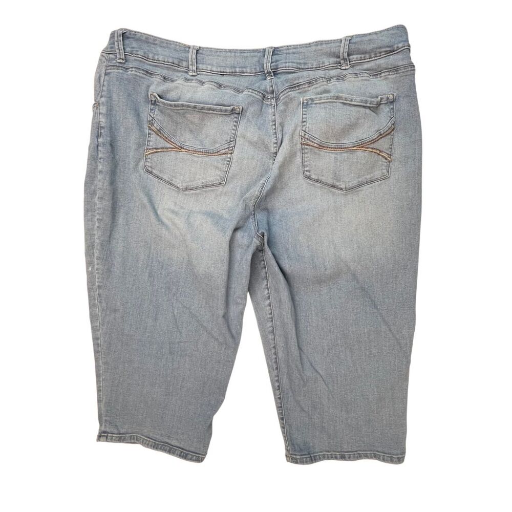 Riders by Lee Indigo Capris Womens 26 Blue Denim Light Wash Casual Everday Pants - Picture 2 of 10